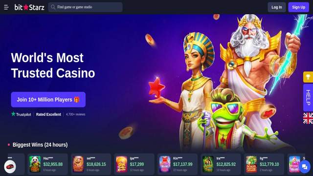 Bitstarz casino screenshot